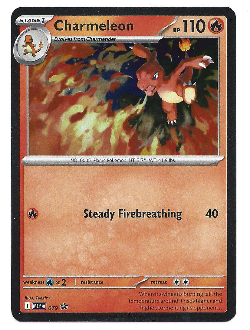 CHARMELEON - MEP 079 PROMO HOLO  POKEMON TCG MEGA EVOLUTION TRADING CARD