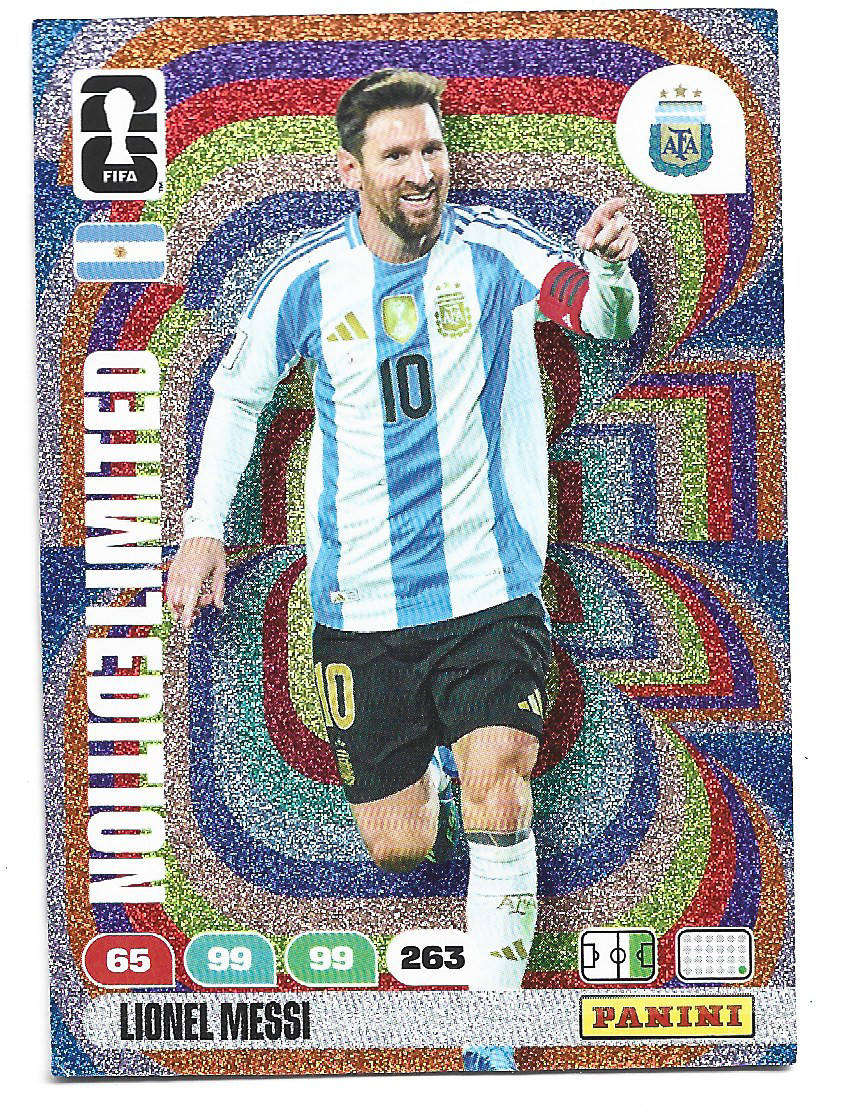 LIONEL MESSI - PANINI FIFA WORLD CUP 2026 COLLECTION - LIMITED EDITION TRADING CARD
