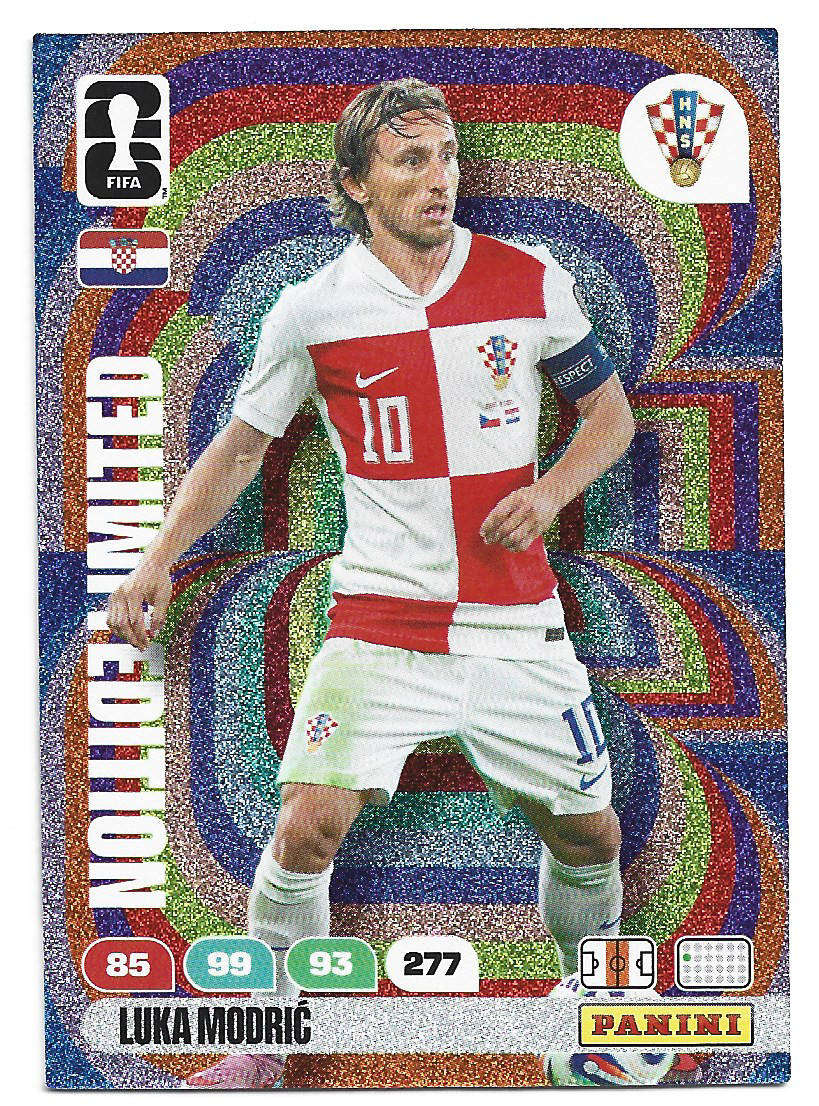 LUKA MODRIC - PANINI FIFA WORLD CUP 2026 COLLECTION - LIMITED EDITION TRADING CARD