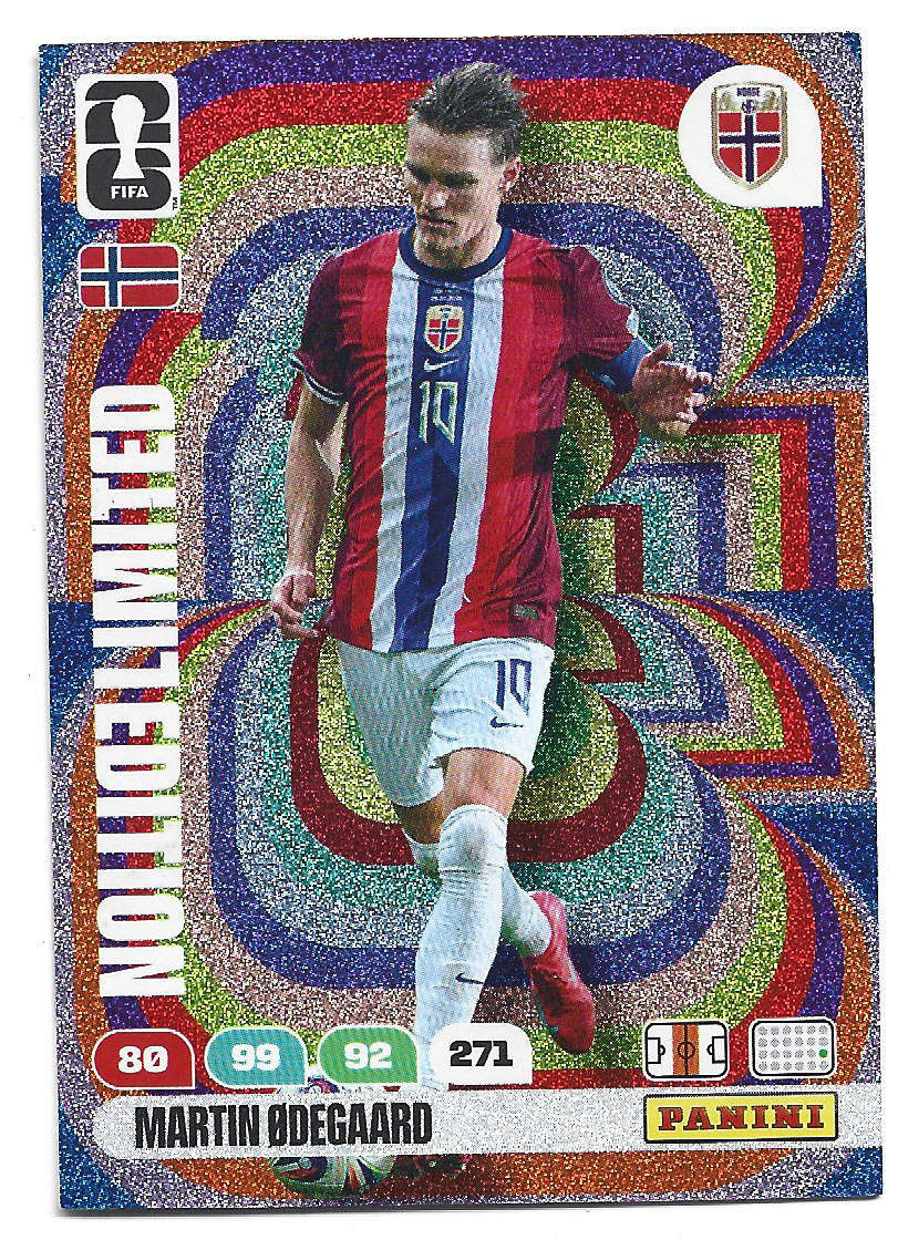 MARTIN ODENGAARD - PANINI FIFA WORLD CUP 2026 COLLECTION - LIMITED EDITION TRADING CARD