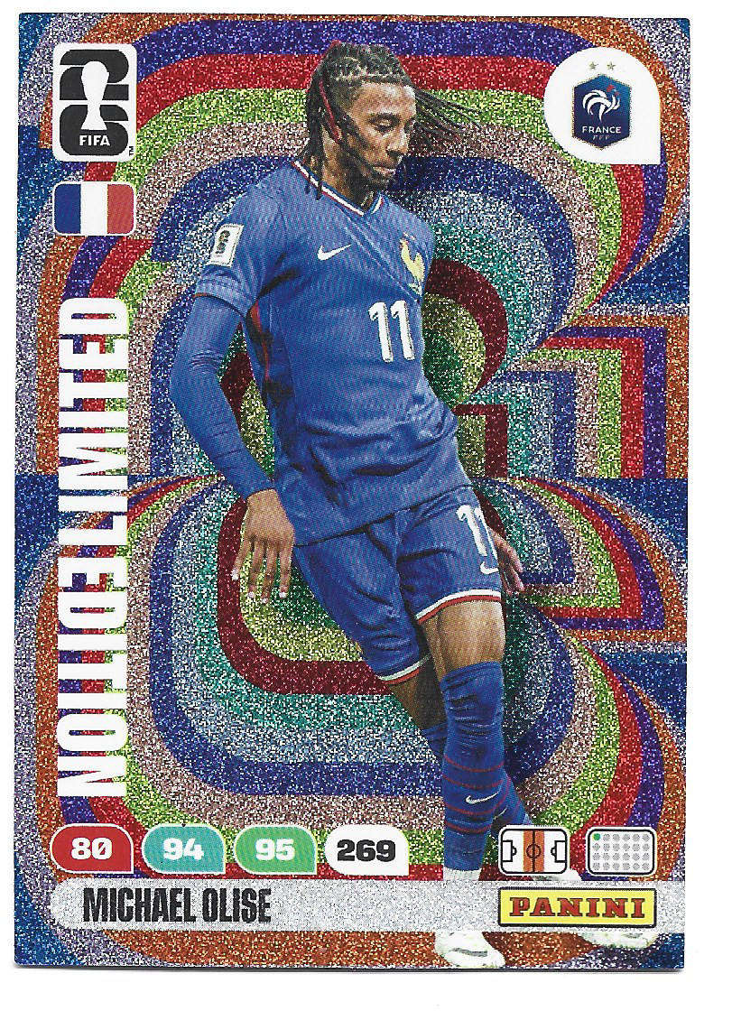 MICHAEL OLISE - PANINI FIFA WORLD CUP 2026 COLLECTION - LIMITED EDITION TRADING CARD