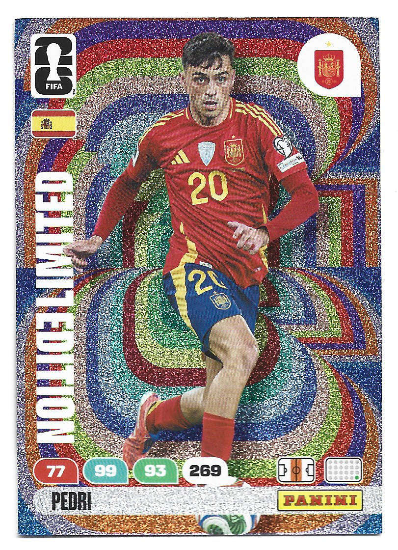 PEDRI - PANINI FIFA WORLD CUP 2026 COLLECTION - LIMITED EDITION TRADING CARD