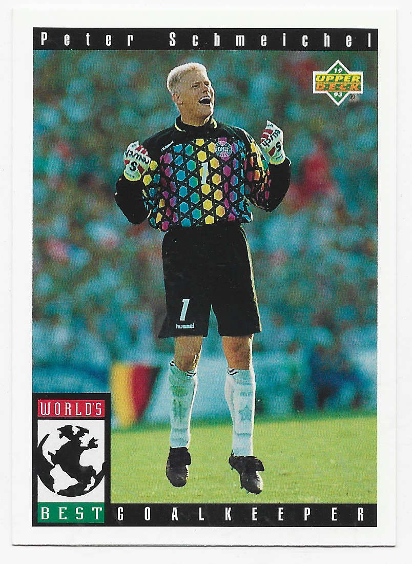 PETER SCHMEICHEL (Denmark) - FIFA WORLD CUP 1994 USA `UPPER DECK`  - TRADING CARD 101