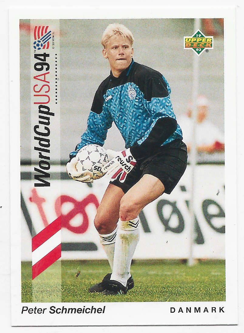 PETER SCHMEICHEL (Denmark) - FIFA WORLD CUP 1994 USA `UPPER DECK`  - TRADING CARD 15