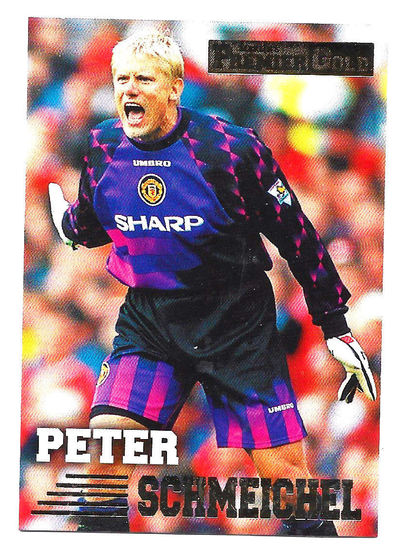 PETER SCHMEICHEL (Man. United) - MERLIN PREMIER GOLD 1996/97 - TRADING CARD 86