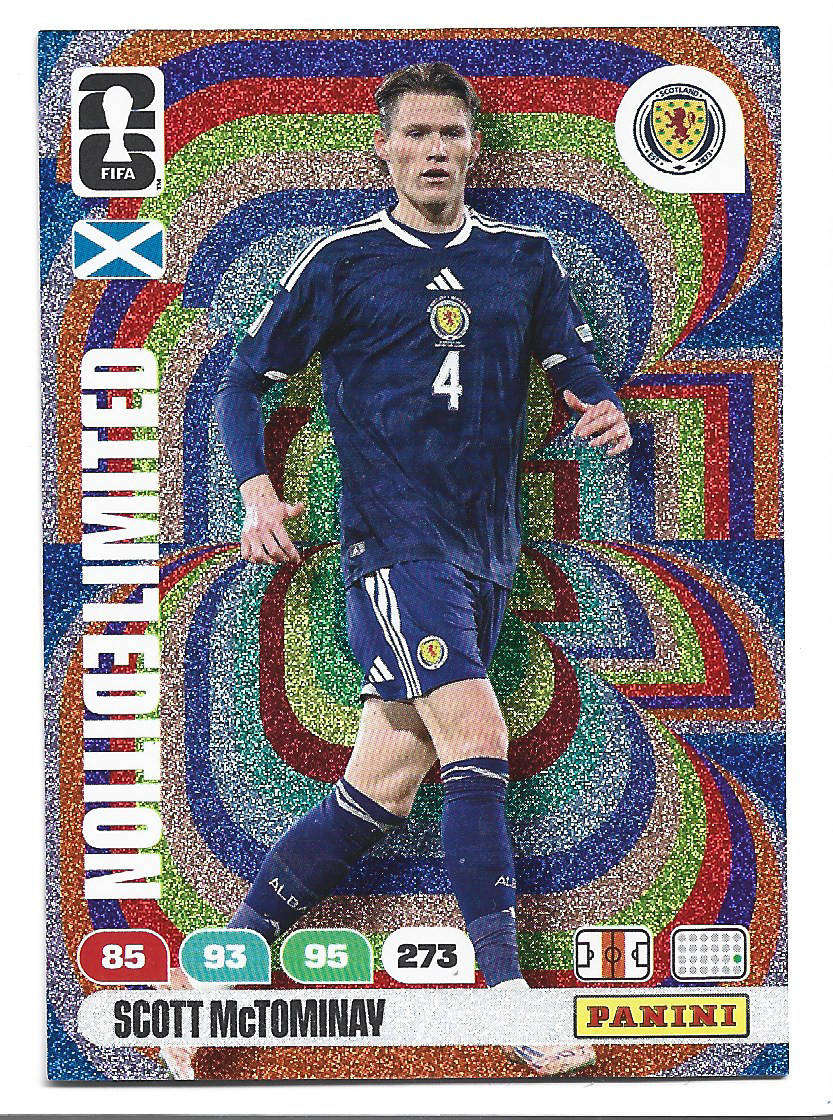 SCOTT McTOMINAY - PANINI FIFA WORLD CUP 2026 COLLECTION - LIMITED EDITION TRADING CARD