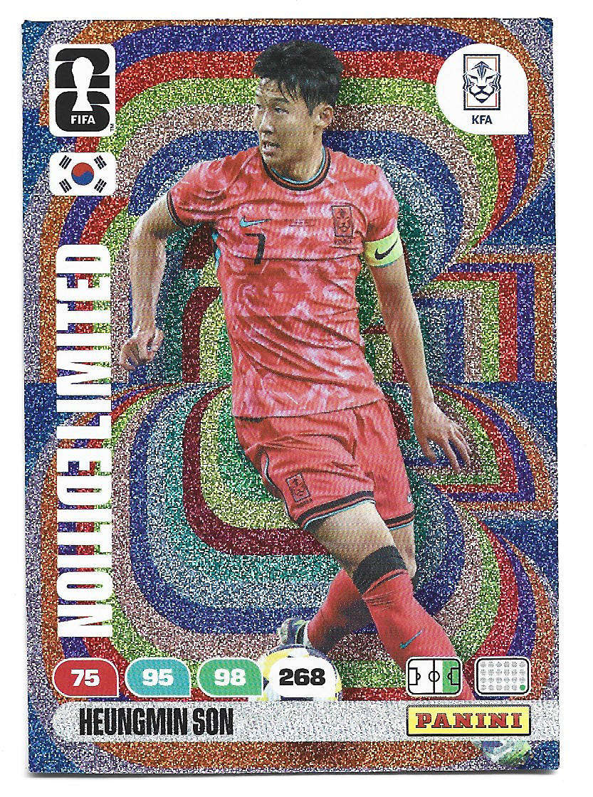 HEUNG MIN SON - PANINI FIFA WORLD CUP 2026 COLLECTION - LIMITED EDITION TRADING CARD