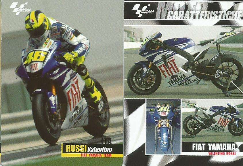 VALENTINO ROSSI - MOTO GP 2004/05 CARD COLLECTION - LOT of 4 RARE TRADING CARDS