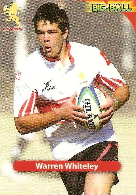 WARREN WHITELEY - BIG BALL 2010 RUGBY COLLECTION -  BASE TRADING CARD GL35