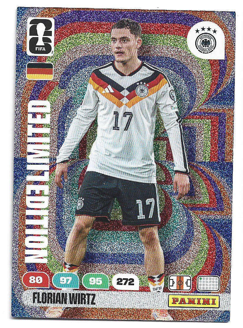 FLORIAN WIRTZ - PANINI FIFA WORLD CUP 2026 COLLECTION - LIMITED EDITION TRADING CARD