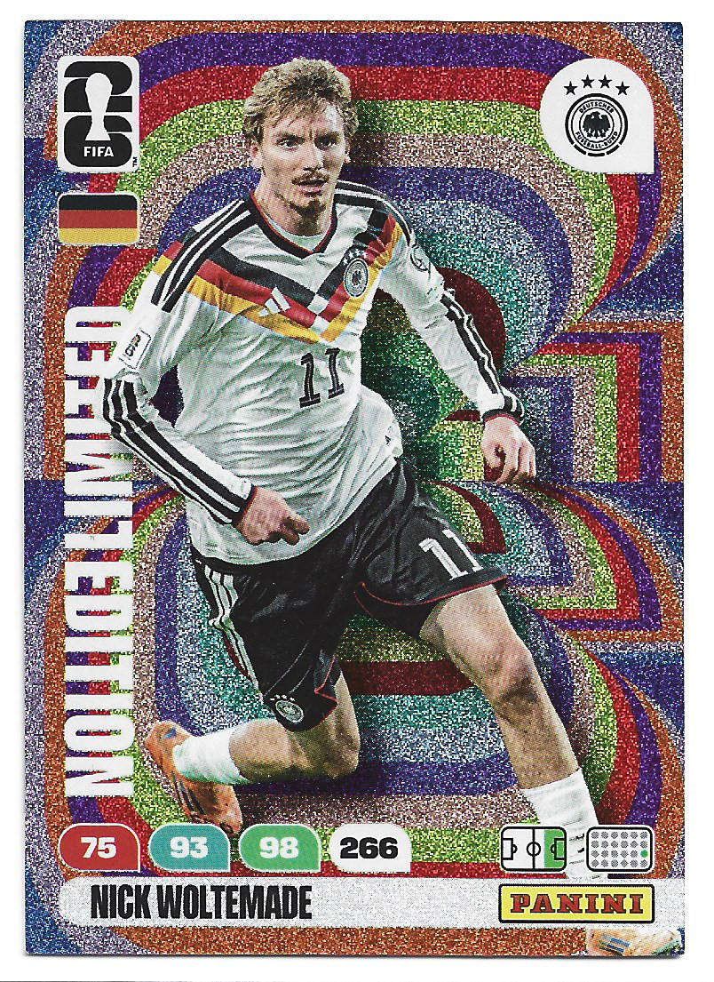 NICK WOLTEMADE - PANINI FIFA WORLD CUP 2026 COLLECTION - LIMITED EDITION TRADING CARD
