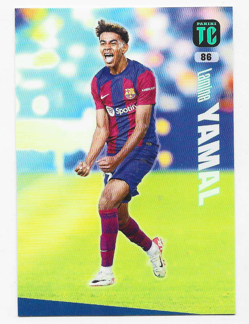 LAMINE YAMAL - PANINI `TOP CLASS` 2024 - BASE TRADING CARD 86