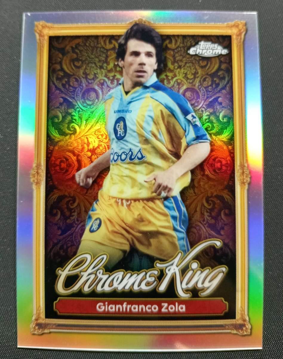 GIANFRANCO  ZOLA - TOPPS Premier League Premium 2025/26 Collection - "CHROME KING" Trading card CK6
