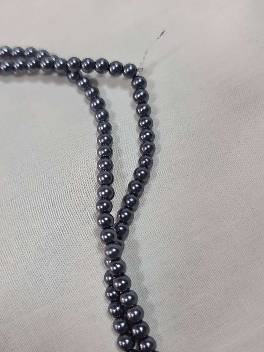 Single String Hermatite style Necklace