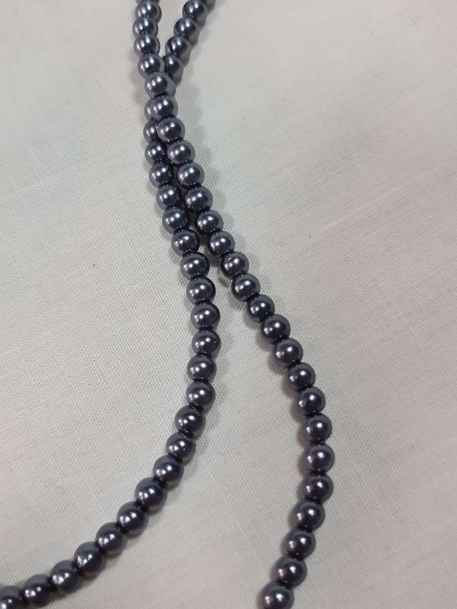 Single String Hermatite style Necklace