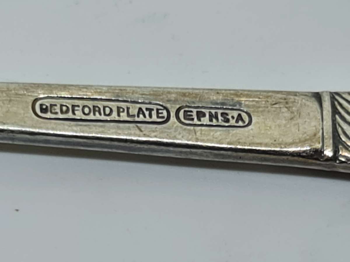 Bedford plate EPNS cake forks