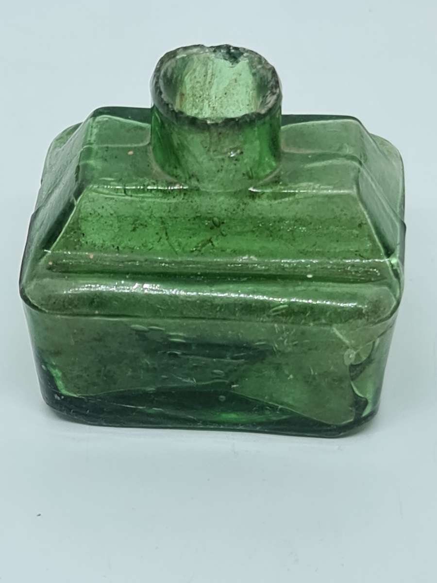 Green Boat Ink Bottle (a)
