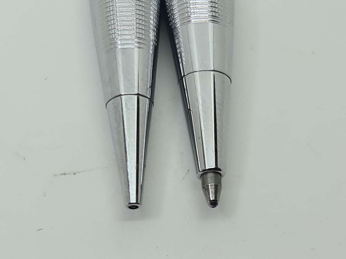 Silver Tone Cross pen and pencil set