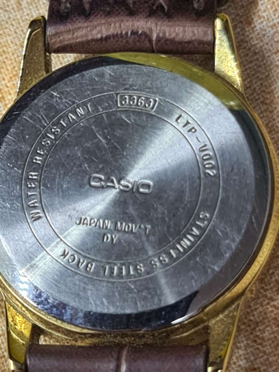 Ladies Casio Quartz Watch with date at three