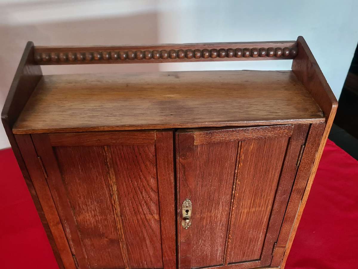 Oak Sales man sample cupboard