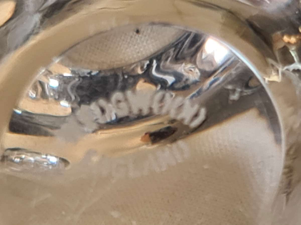 Wedgwood England glass bird paperweight