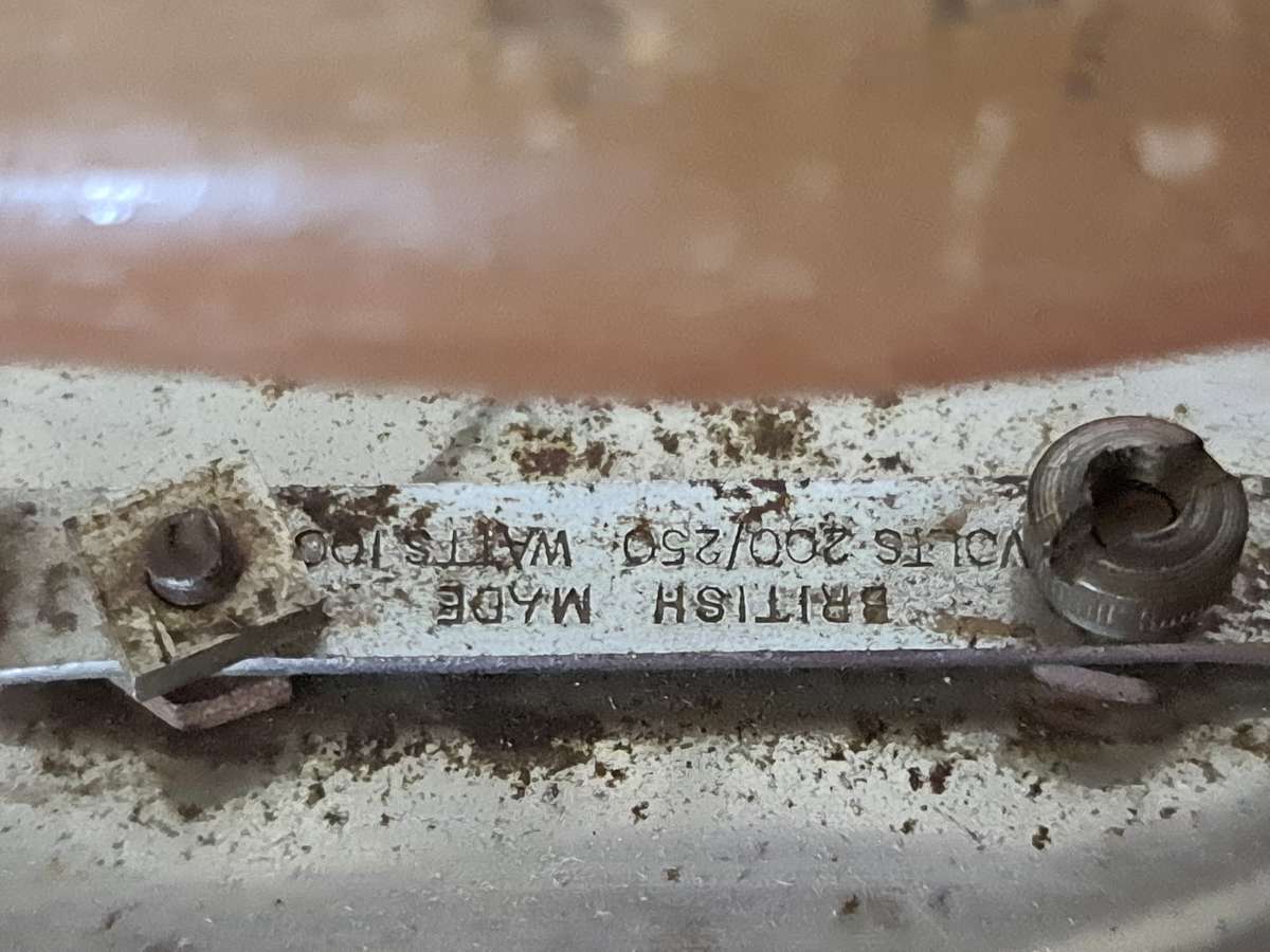 British Made traveling Iron