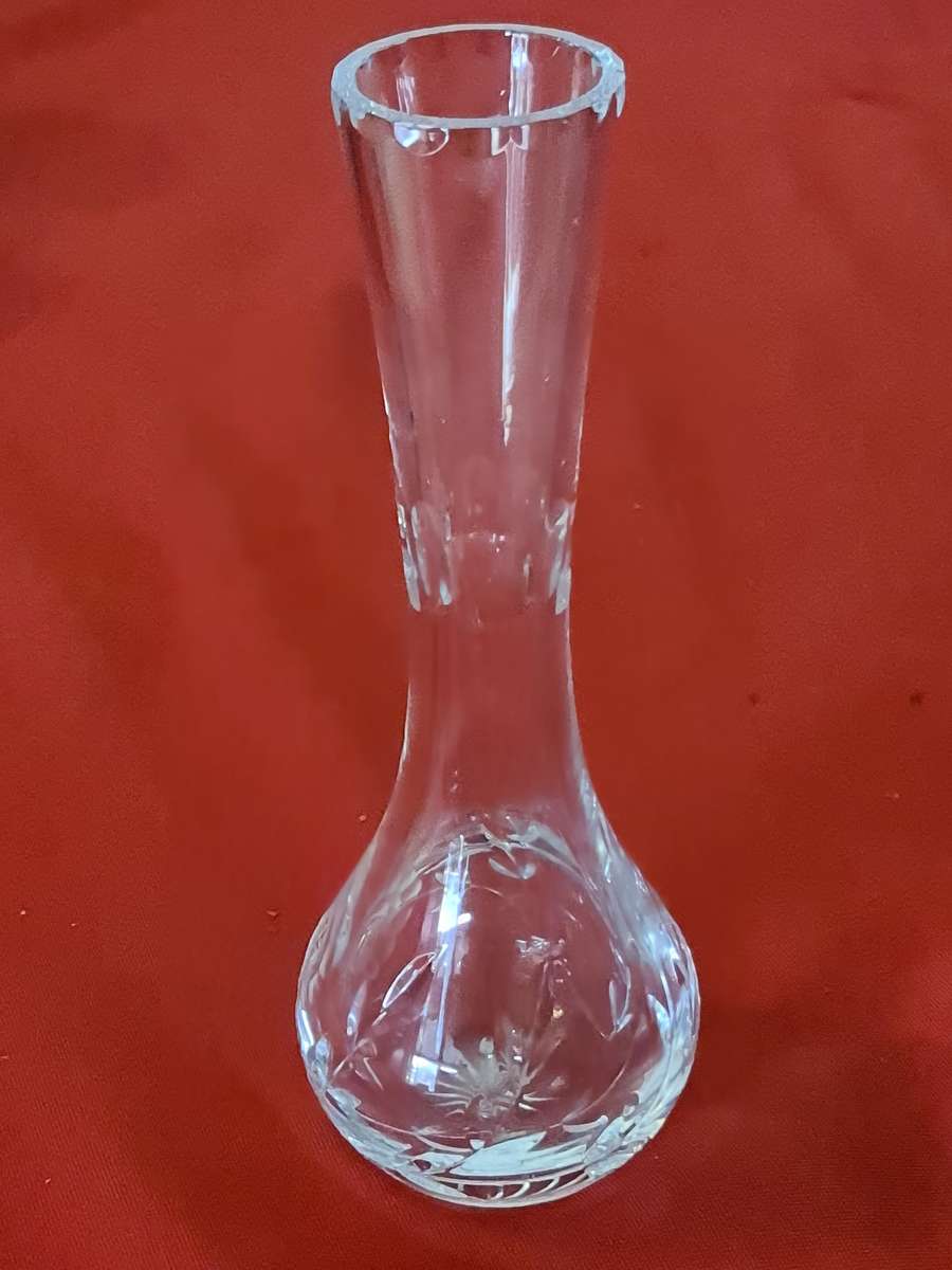 Crystal bud vase