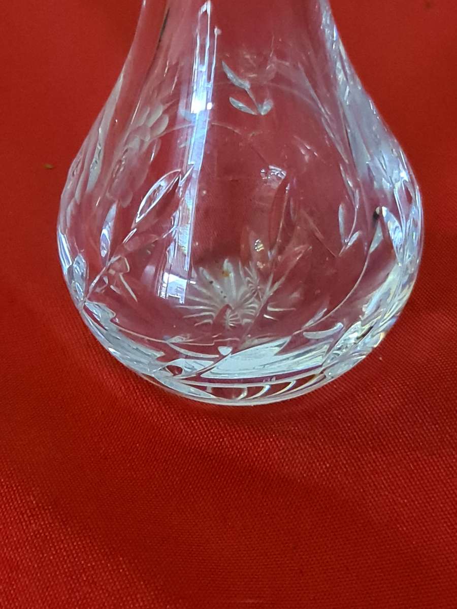 Crystal bud vase