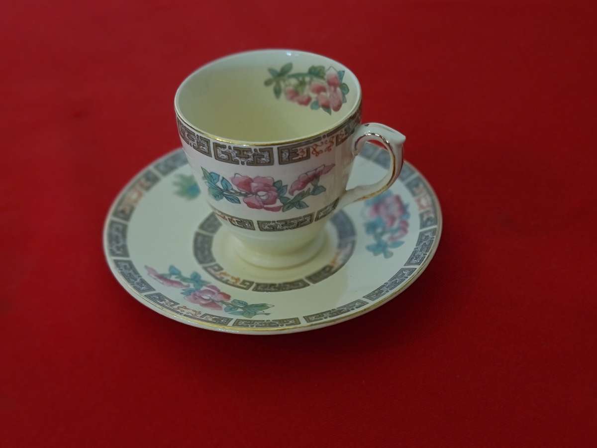 New Hall Hanley, Staffordshire England Coffee Duo