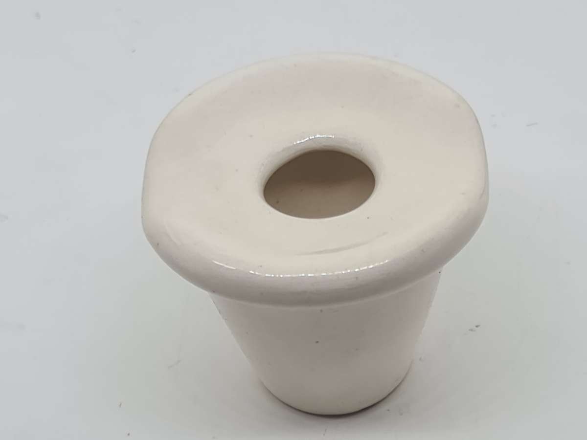 Ceramic porcelain school desk ink pot liner insert
