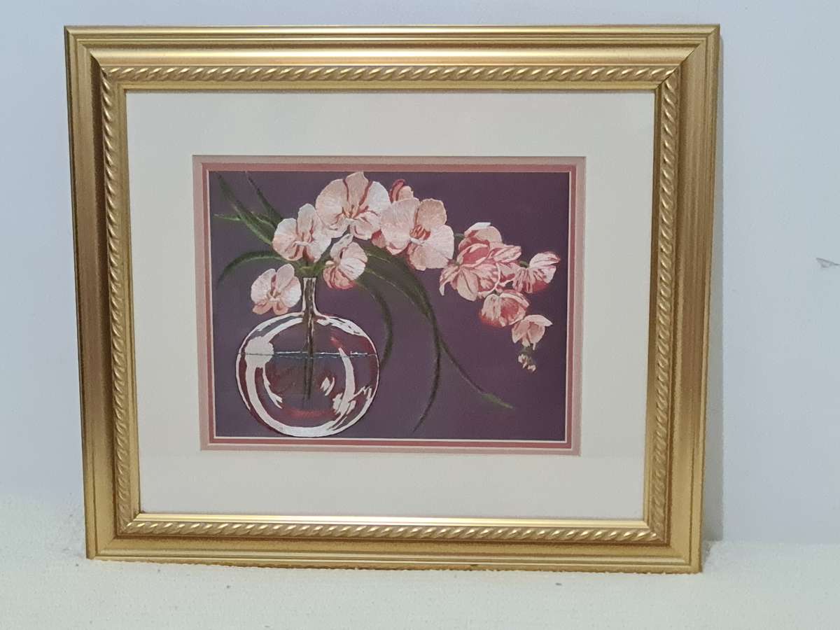 Stunning long and short stich tapestry