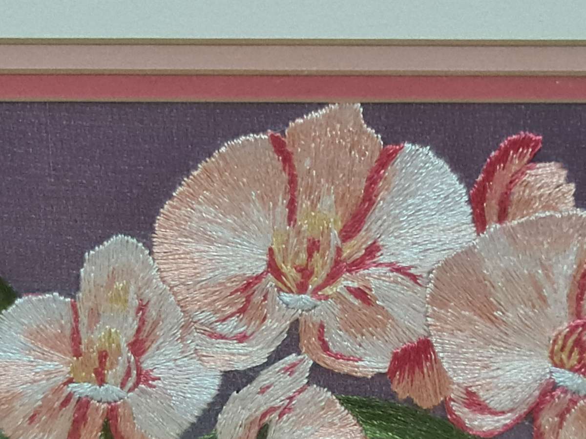 Stunning long and short stich tapestry