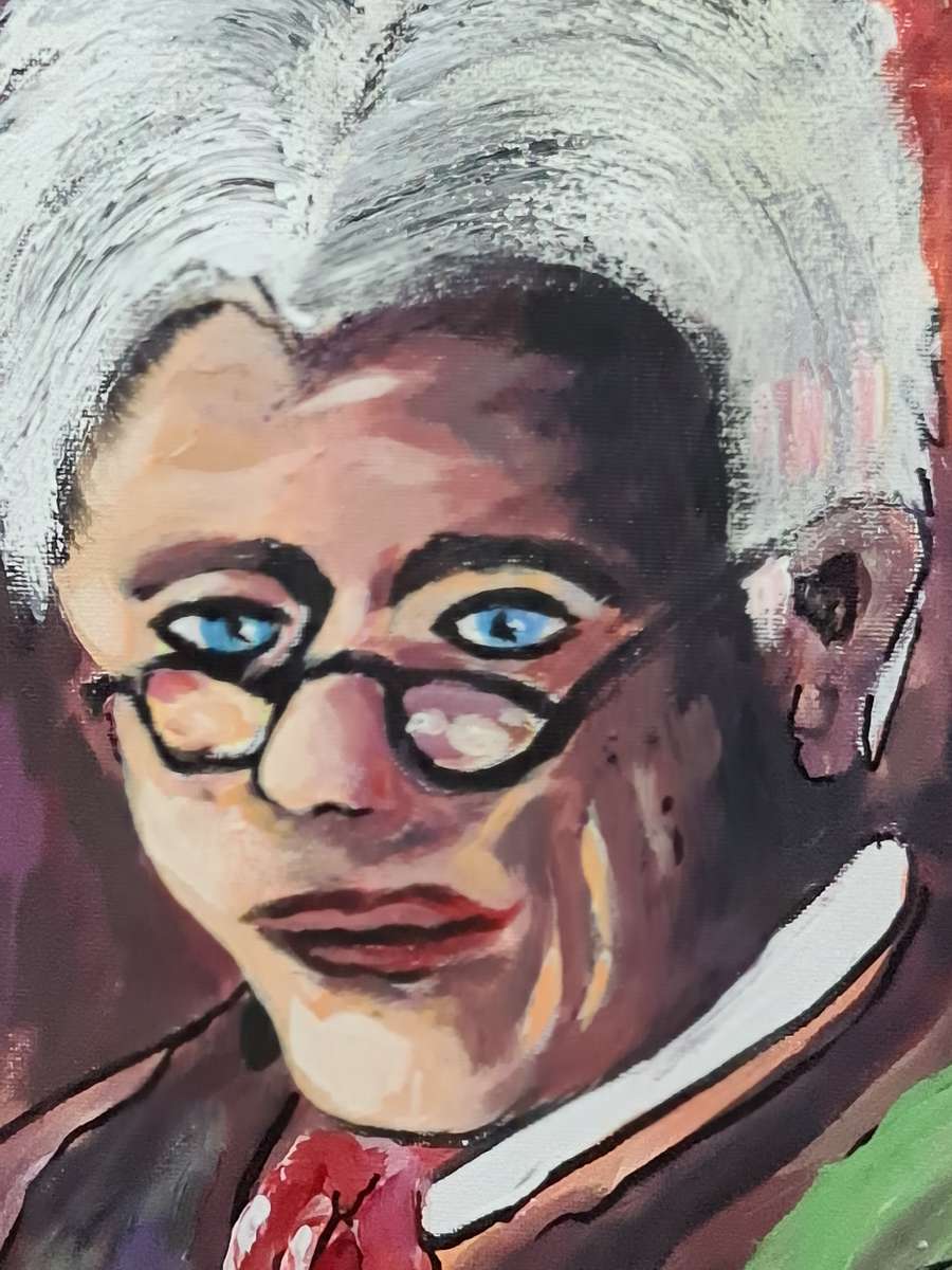 Musician oil on canvas, Koos van Staden 2020