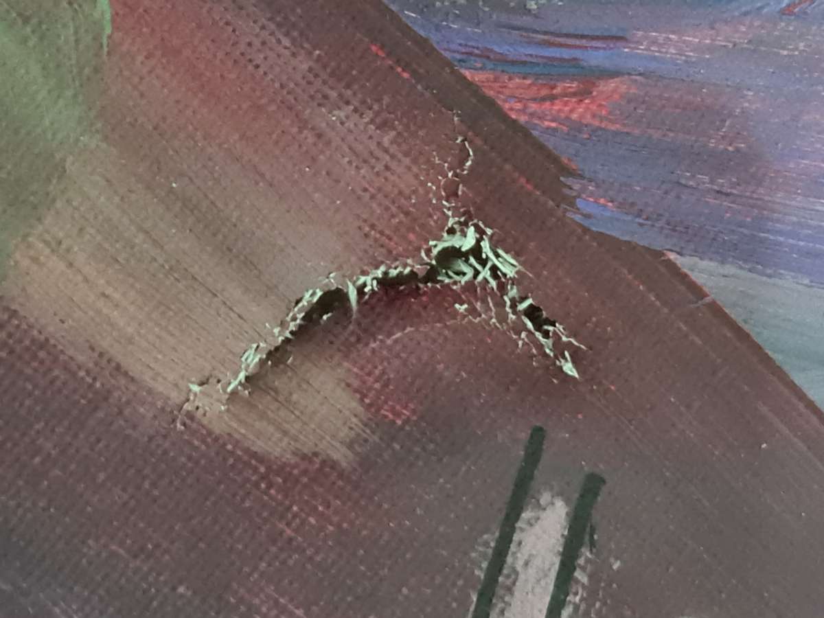 Musician oil on canvas, Koos van Staden 2020