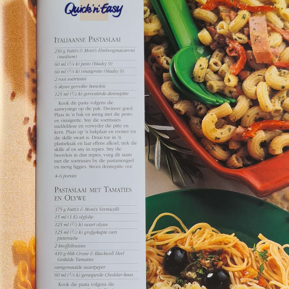 Vinnig 'n' Maklik Slaaie, Souse en nog wat