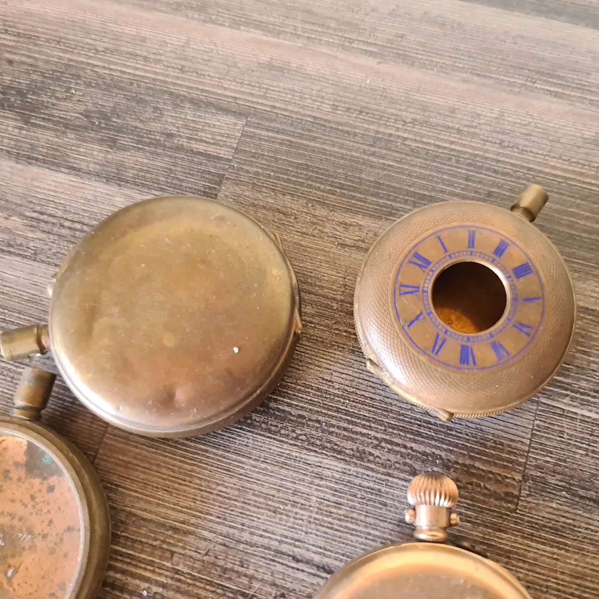 Antique Pocket watch empty casings