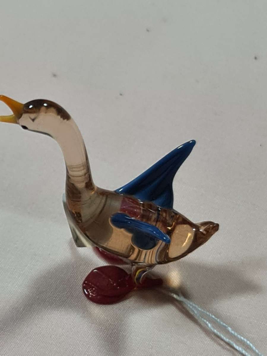 Miniature Murano Duck