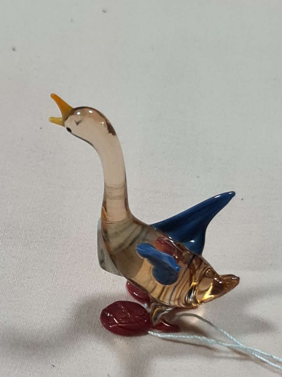 Miniature Murano Duck