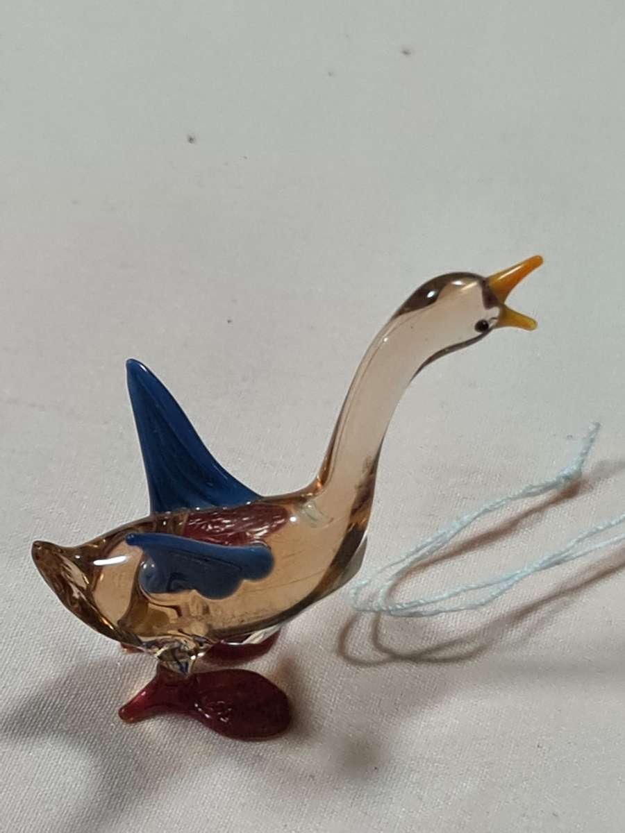Miniature Murano Duck