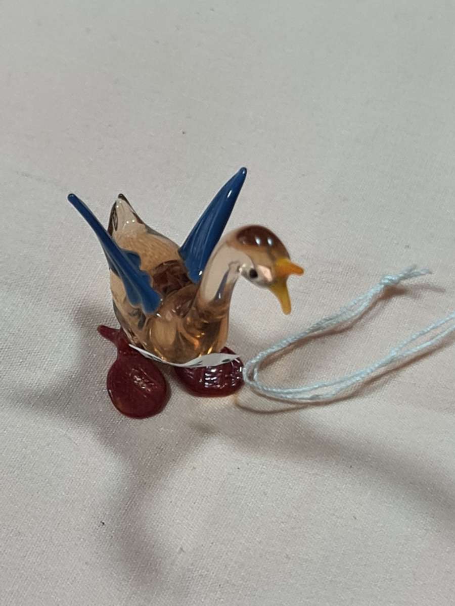 Miniature Murano Duck