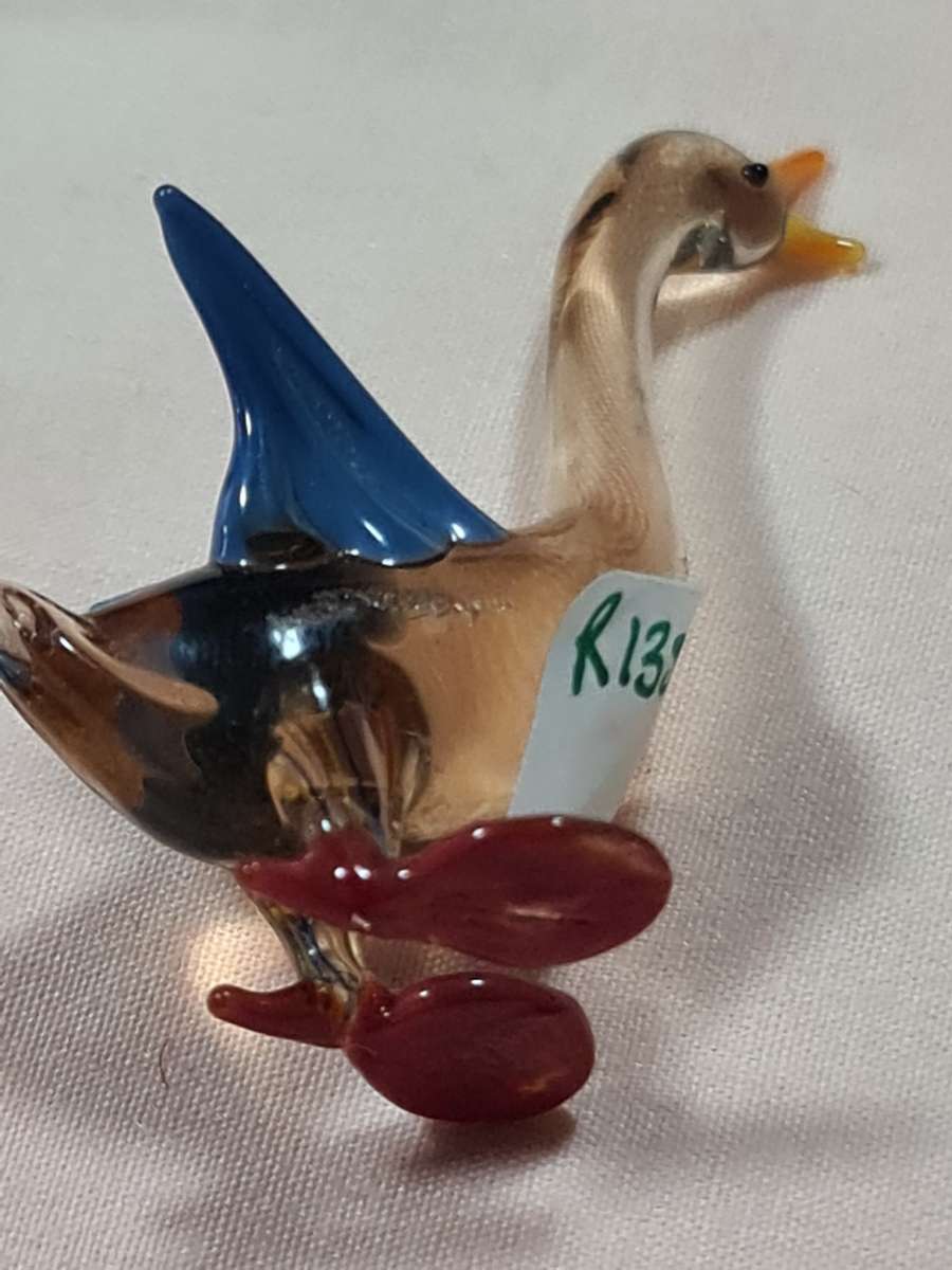 Miniature Murano Duck