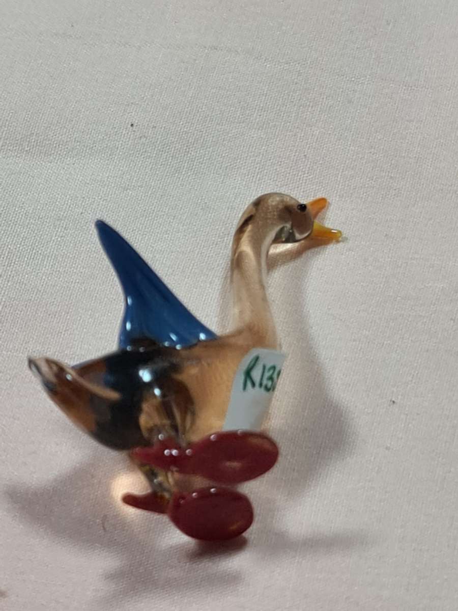 Miniature Murano Duck