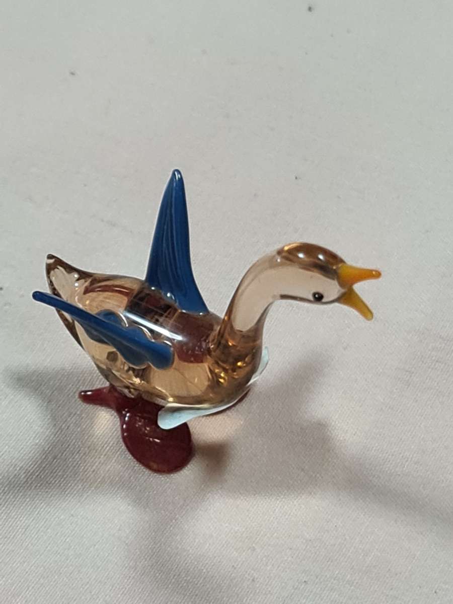 Miniature Murano Duck
