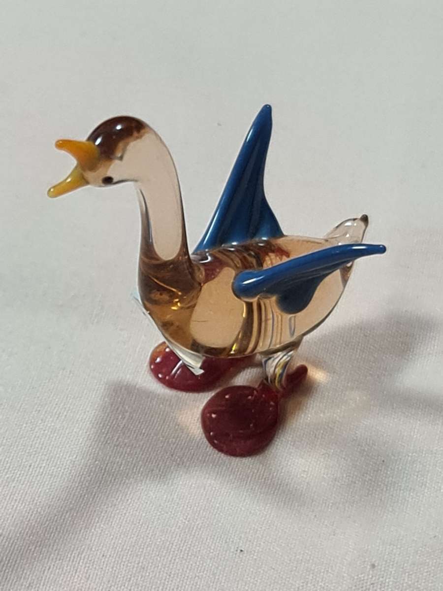 Miniature Murano Duck