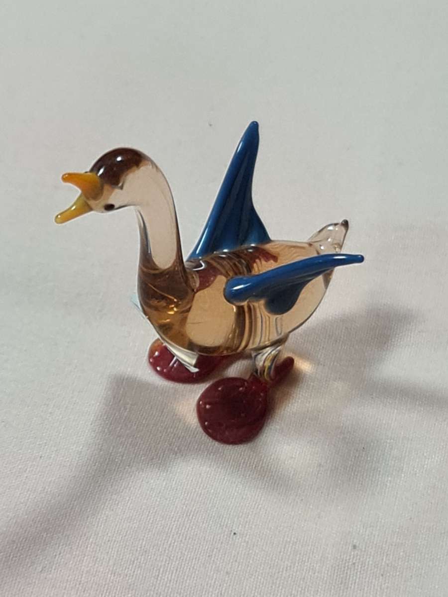 Miniature Murano Duck