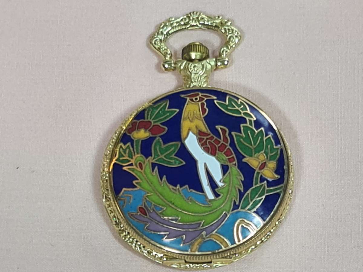 Pocket Watch: Quartz - enamel