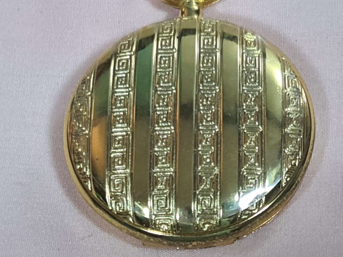 Pocket Watch: Quartz gold tone