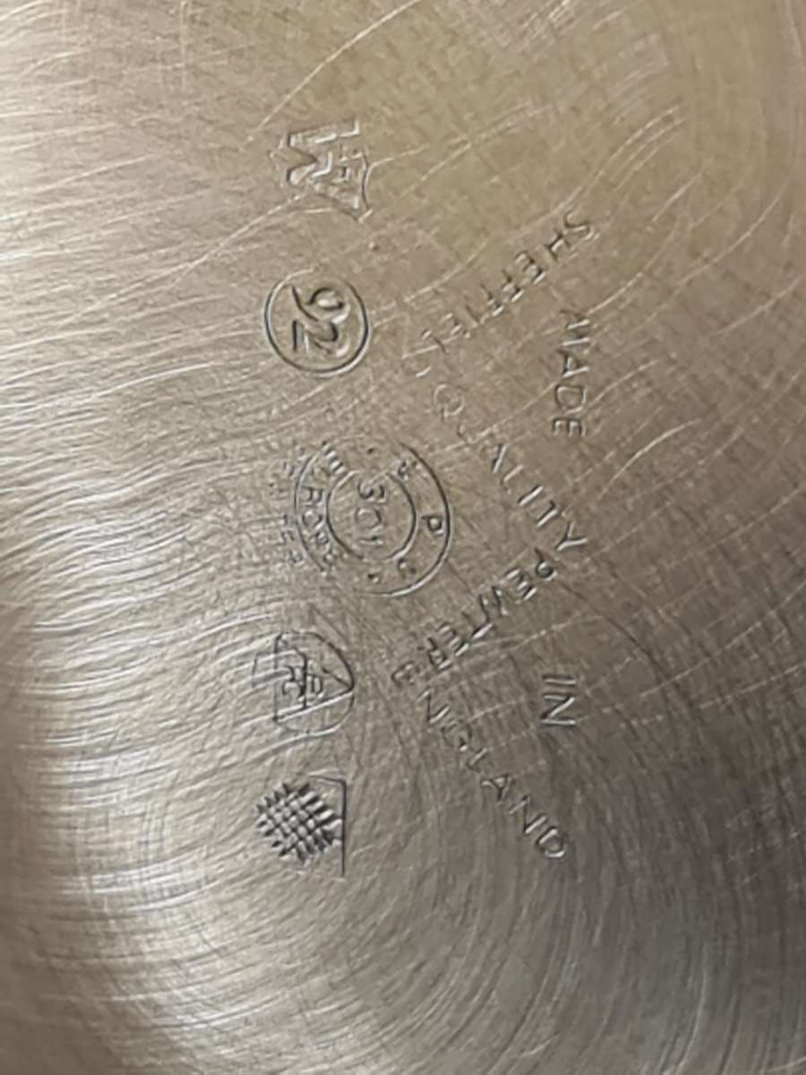 Antique Pewter Sports Day tanker