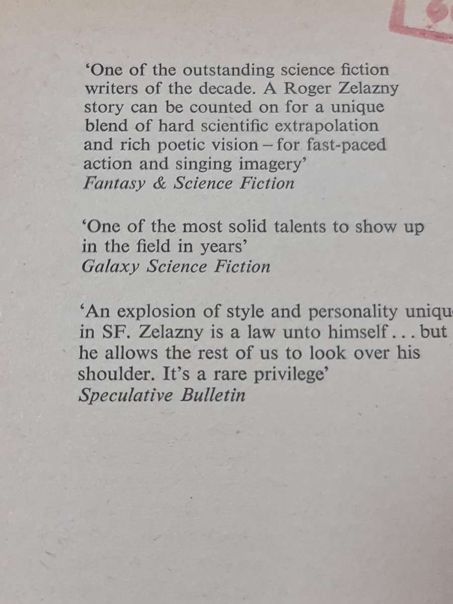 This Immortal by Roger Zelazny Book