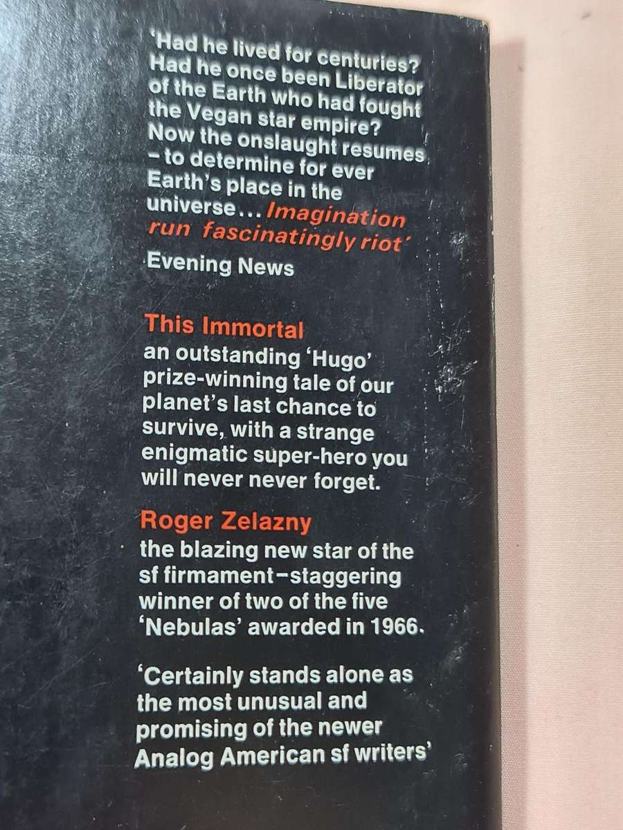 This Immortal by Roger Zelazny Book
